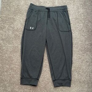 Under Armour Gray Cropped Jogger Pants